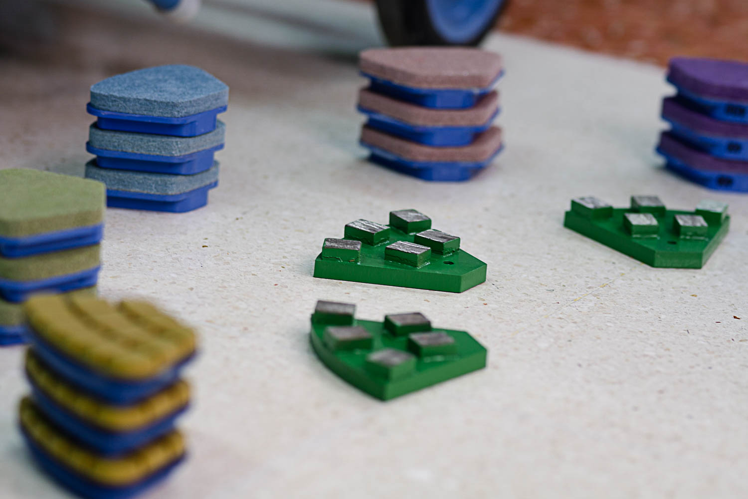 Herramientas diamantadas para suelos