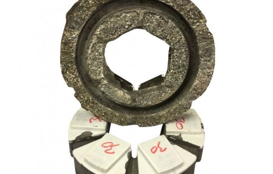 Corona con segmentos de desbaste Aro de Comercial Lozano