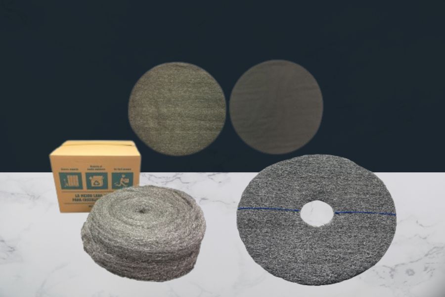 Gama de productos de lana de acero de Comercial Lozano